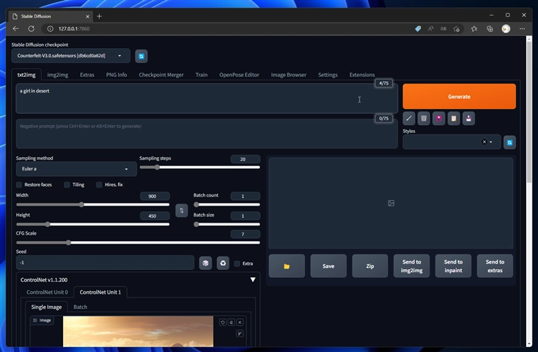 Stable Diffusionで複数のControlNetを適用する方法 - Multi ControlNet の設定:画像14