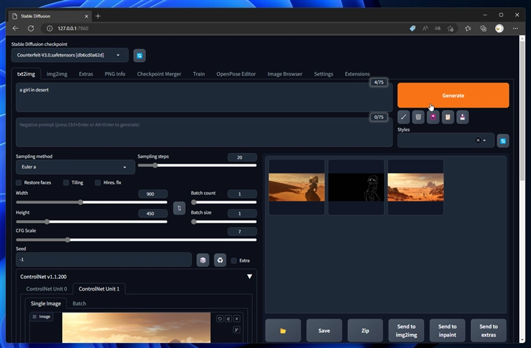 Stable Diffusionで複数のControlNetを適用する方法 - Multi ControlNet の設定:画像15