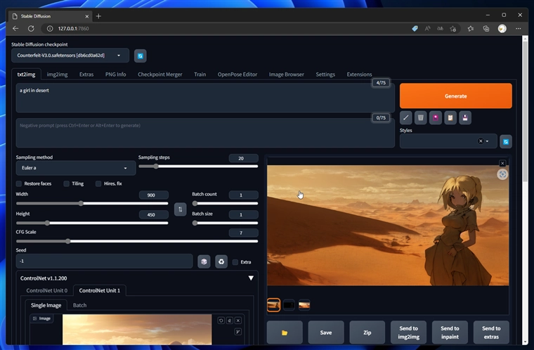 Stable Diffusionで複数のControlNetを適用する方法 - Multi ControlNet の設定:画像16