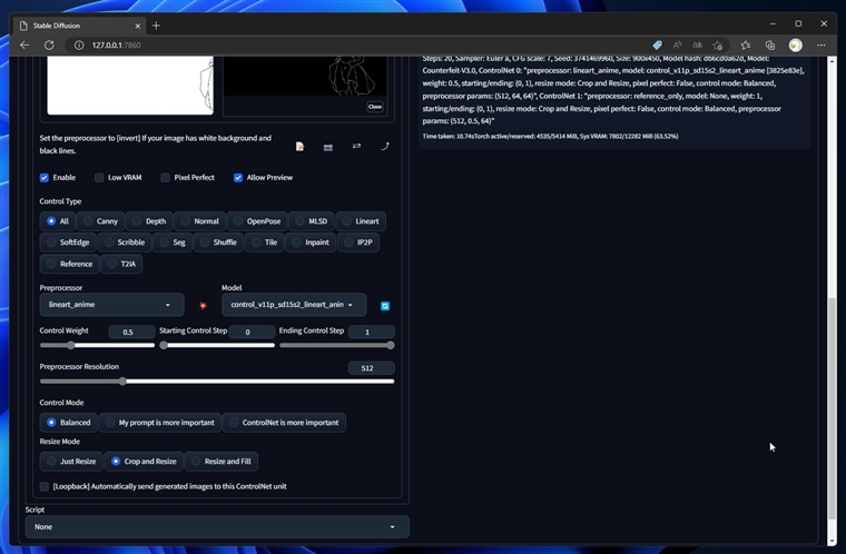 Stable Diffusionで複数のControlNetを適用する方法 - Multi ControlNet の設定:画像17