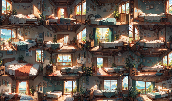 CeiiMix - 背景の画像の生成結果を比較する:画像85