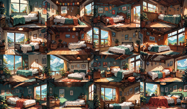 Hadrian Delice XL - 背景の画像の生成結果を比較する:画像91