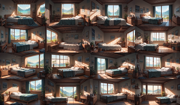 Wai C - 背景の画像の生成結果を比較する:画像115