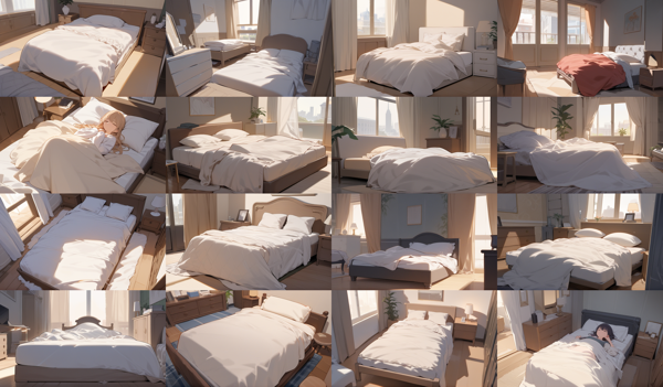 7th Anime XL B - 背景の画像の生成結果を比較する:画像3