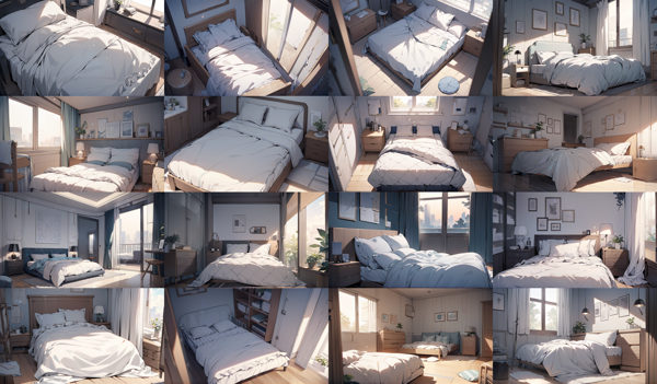 Animagine XL 3.0 - 背景の画像の生成結果を比較する:画像11