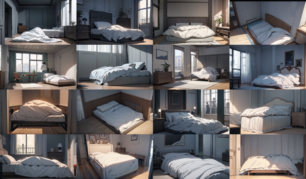 Animagine XL - 背景の画像の生成結果を比較する:画像10