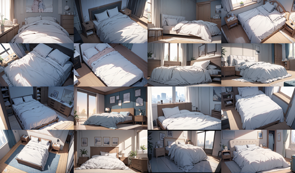 Bulanime XL - 背景の画像の生成結果を比較する:画像19