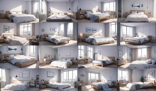 Counterfeit XL - 背景の画像の生成結果を比較する:画像28