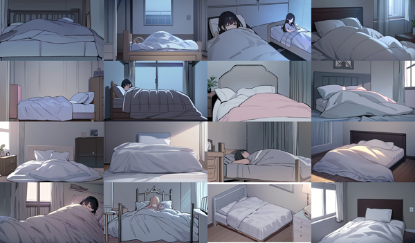 Kohaku XL - 背景の画像の生成結果を比較する:画像43