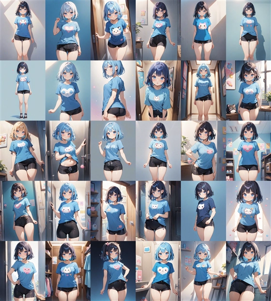 アニメ / イラスト系 モデルの違いによる出力イメージの比較 (SDXL):画像72