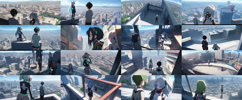 アニメ / イラスト系 モデルの違いによる出力イメージの比較 (SDXL 旧バージョンモデル):画像179