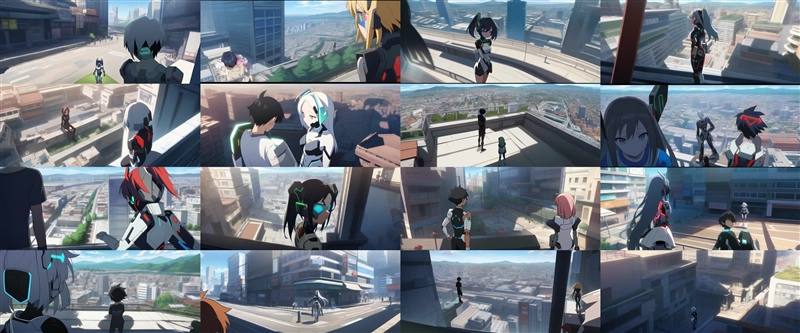 アニメ / イラスト系 モデルの違いによる出力イメージの比較 (SDXL 旧バージョンモデル):画像177