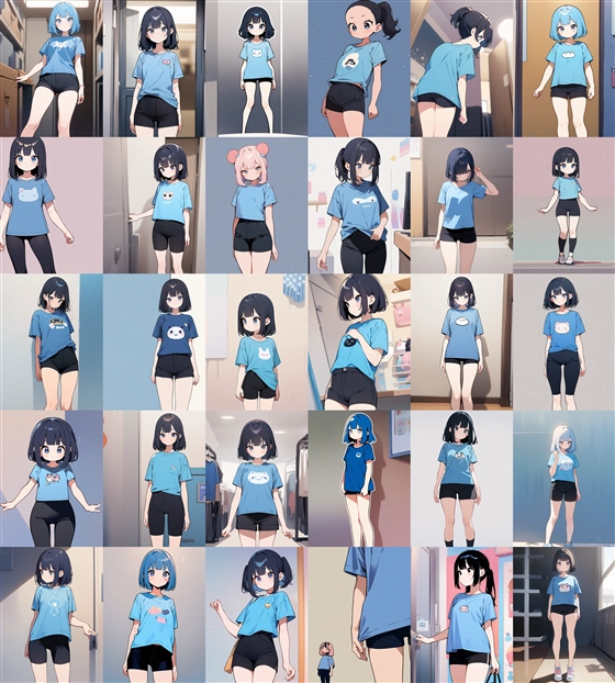 アニメ / イラスト系 モデルの違いによる出力イメージの比較 (SDXL):画像61