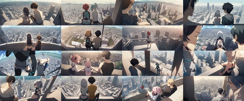 アニメ / イラスト系 モデルの違いによる出力イメージの比較 (SDXL 旧バージョンモデル):画像181