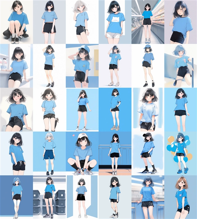 アニメ / イラスト系 モデルの違いによる出力イメージの比較 (SDXL 旧バージョンモデル):画像25