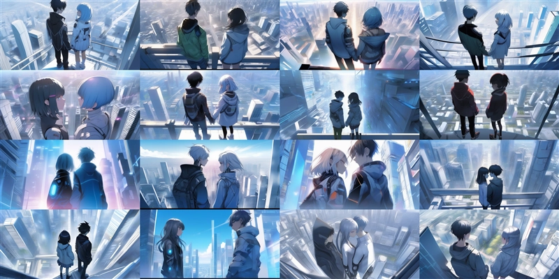 アニメ / イラスト系 モデルの違いによる出力イメージの比較 (SDXL 旧バージョンモデル):画像26