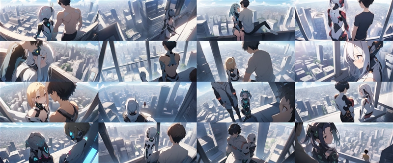アニメ / イラスト系 モデルの違いによる出力イメージの比較 (SDXL 旧バージョンモデル):画像22