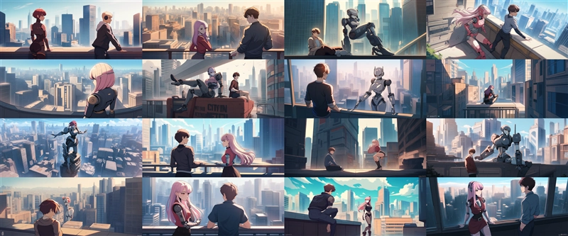 アニメ / イラスト系 モデルの違いによる出力イメージの比較 (SDXL):画像2