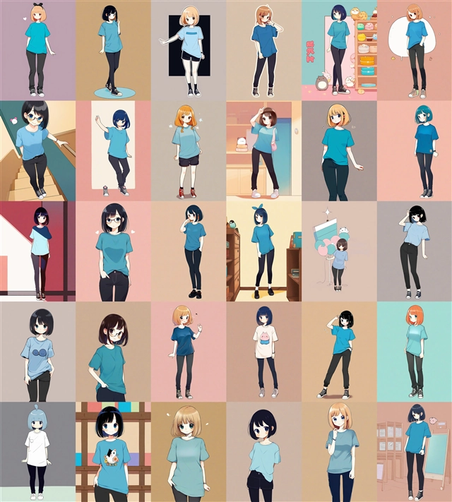 アニメ / イラスト系 モデルの違いによる出力イメージの比較 (SDXL 旧バージョンモデル):画像159
