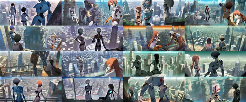 アニメ / イラスト系 モデルの違いによる出力イメージの比較 (SDXL 旧バージョンモデル):画像160