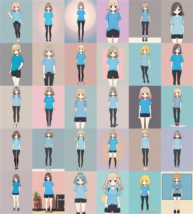 アニメ / イラスト系 モデルの違いによる出力イメージの比較 (SDXL 旧バージョンモデル):画像153