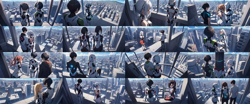 アニメ / イラスト系 モデルの違いによる出力イメージの比較 (SDXL 旧バージョンモデル):画像207