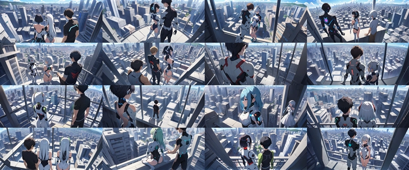 アニメ / イラスト系 モデルの違いによる出力イメージの比較 (SDXL 旧バージョンモデル):画像205