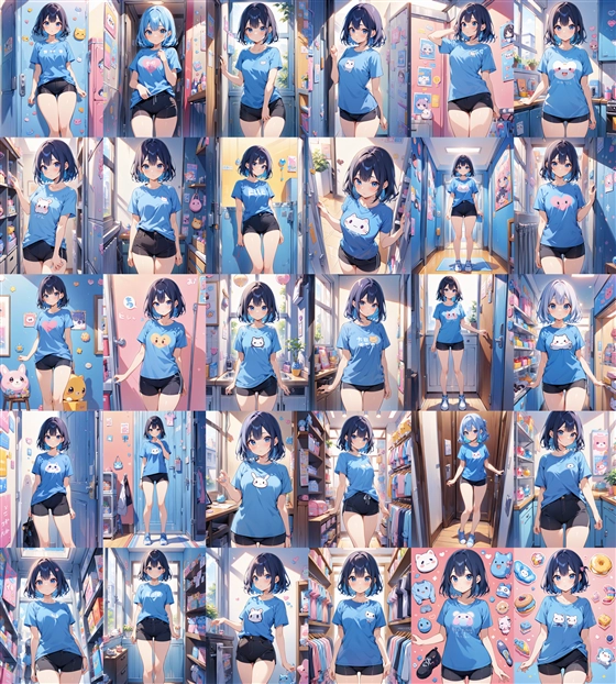 アニメ / イラスト系 モデルの違いによる出力イメージの比較 (SDXL):画像59