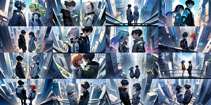 アニメ / イラスト系 モデルの違いによる出力イメージの比較 (SDXL 旧バージョンモデル):画像61