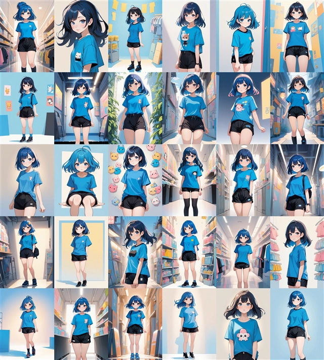 アニメ / イラスト系 モデルの違いによる出力イメージの比較 (SDXL 旧バージョンモデル):画像58