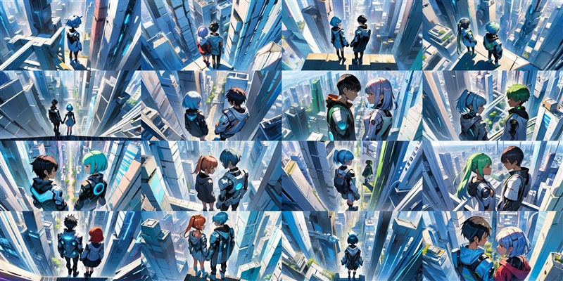 アニメ / イラスト系 モデルの違いによる出力イメージの比較 (SDXL 旧バージョンモデル):画像59