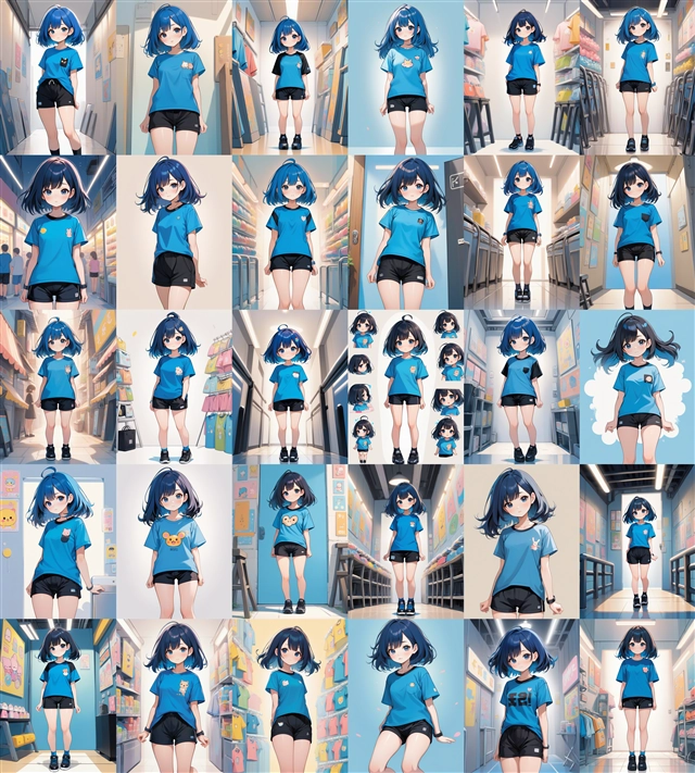 アニメ / イラスト系 モデルの違いによる出力イメージの比較 (SDXL 旧バージョンモデル):画像56