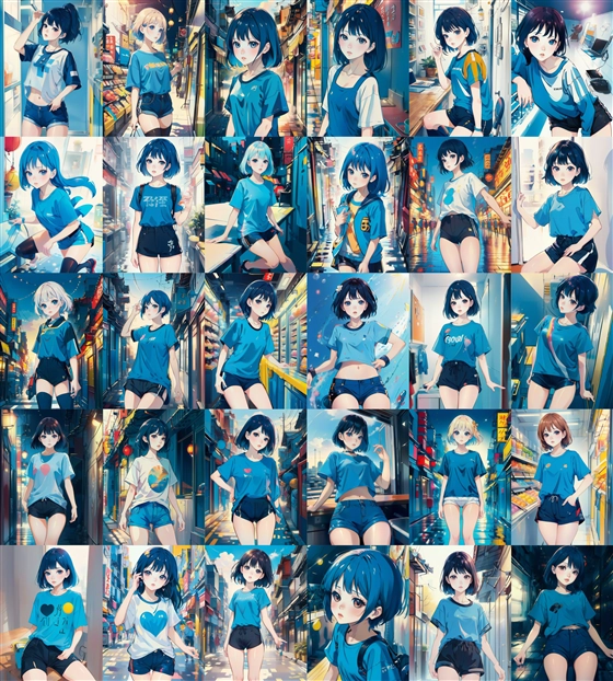 アニメ / イラスト系 モデルの違いによる出力イメージの比較 (SDXL):画像33