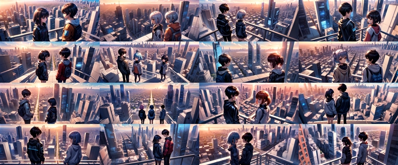 アニメ / イラスト系 モデルの違いによる出力イメージの比較 (SDXL 旧バージョンモデル):画像164