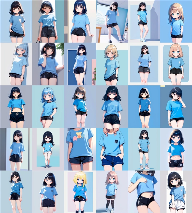アニメ / イラスト系 モデルの違いによる出力イメージの比較 (SDXL 旧バージョンモデル):画像115
