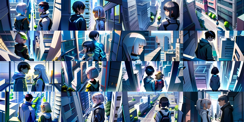 アニメ / イラスト系 モデルの違いによる出力イメージの比較 (SDXL 旧バージョンモデル):画像116