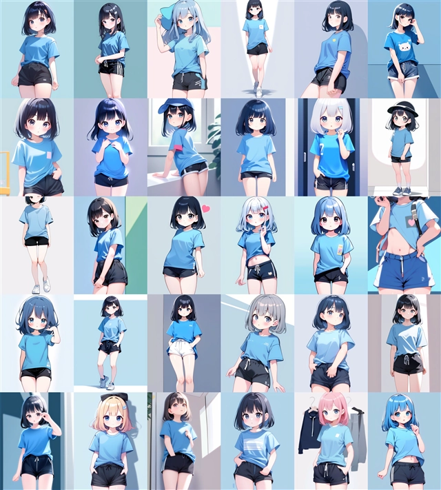 アニメ / イラスト系 モデルの違いによる出力イメージの比較 (SDXL 旧バージョンモデル):画像111
