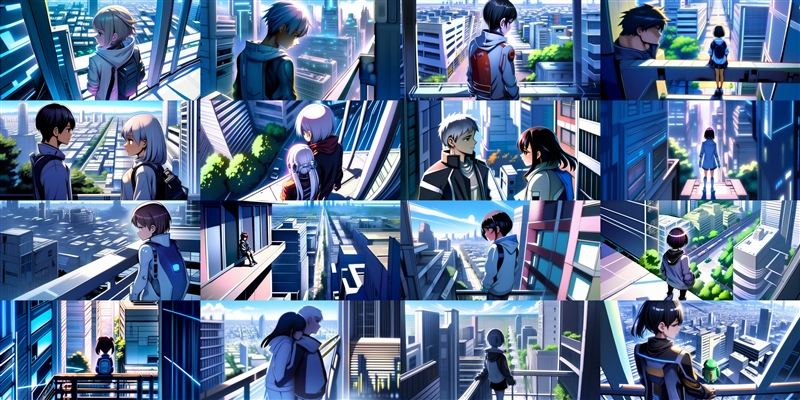 アニメ / イラスト系 モデルの違いによる出力イメージの比較 (SDXL 旧バージョンモデル):画像110