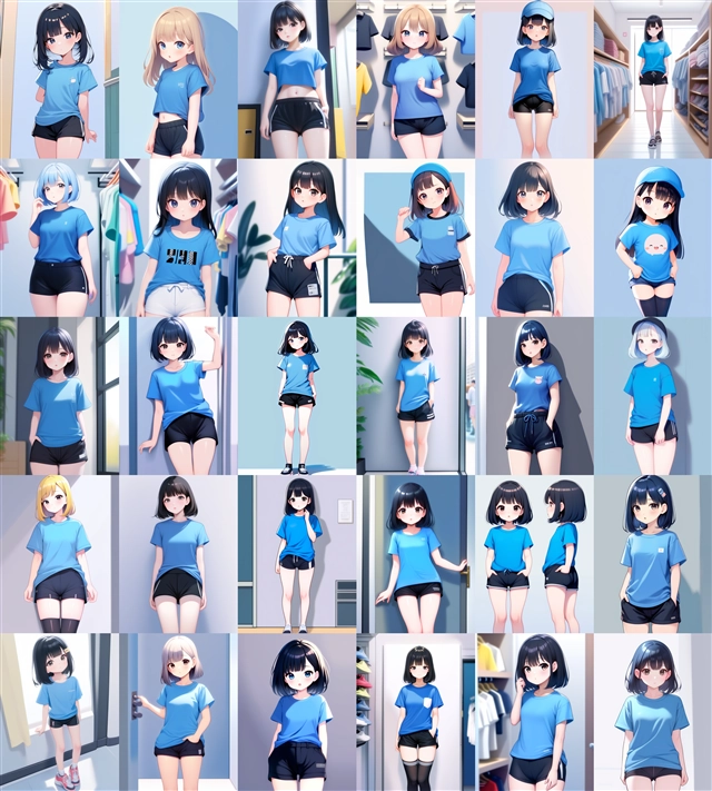 アニメ / イラスト系 モデルの違いによる出力イメージの比較 (SDXL 旧バージョンモデル):画像103
