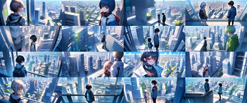 アニメ / イラスト系 モデルの違いによる出力イメージの比較 (SDXL 旧バージョンモデル):画像104