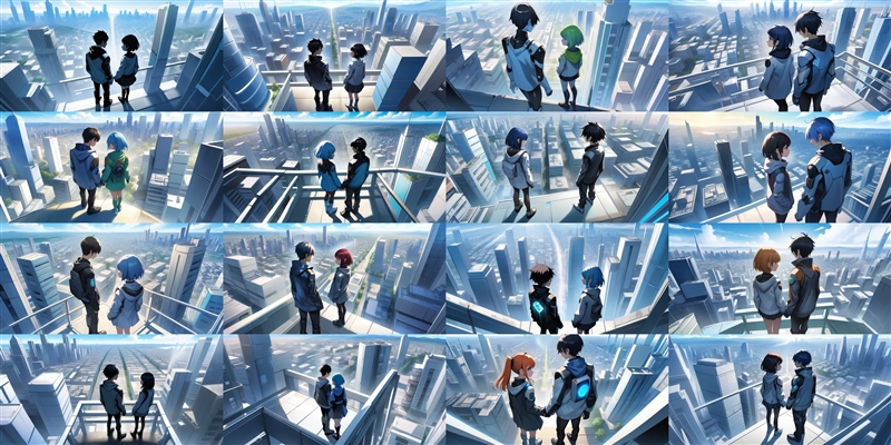 アニメ / イラスト系 モデルの違いによる出力イメージの比較 (SDXL 旧バージョンモデル):画像122