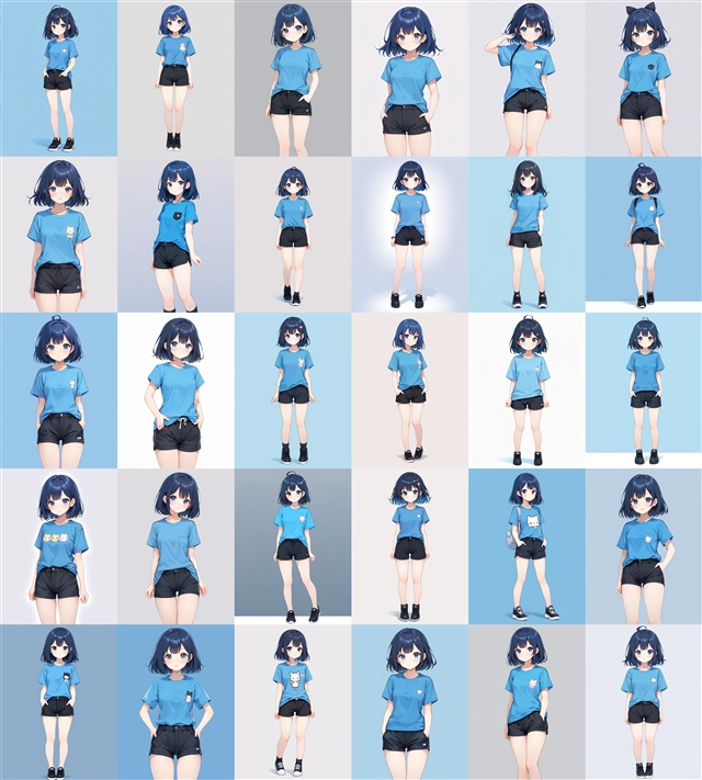 アニメ / イラスト系 モデルの違いによる出力イメージの比較 (SDXL 旧バージョンモデル):画像119