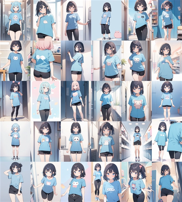 アニメ / イラスト系 モデルの違いによる出力イメージの比較 (SDXL 旧バージョンモデル):画像117