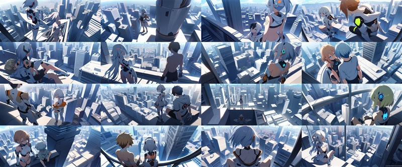 アニメ / イラスト系 モデルの違いによる出力イメージの比較 (SDXL 旧バージョンモデル):画像209
