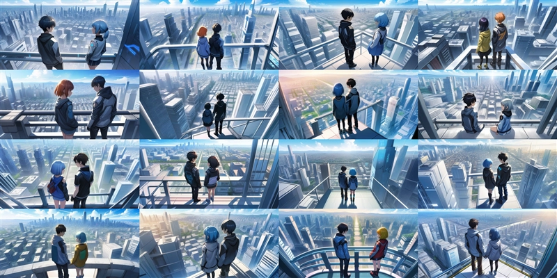 アニメ / イラスト系 モデルの違いによる出力イメージの比較 (SDXL 旧バージョンモデル):画像138