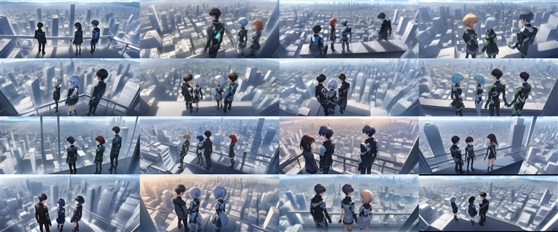 アニメ / イラスト系 モデルの違いによる出力イメージの比較 (SDXL 旧バージョンモデル):画像132