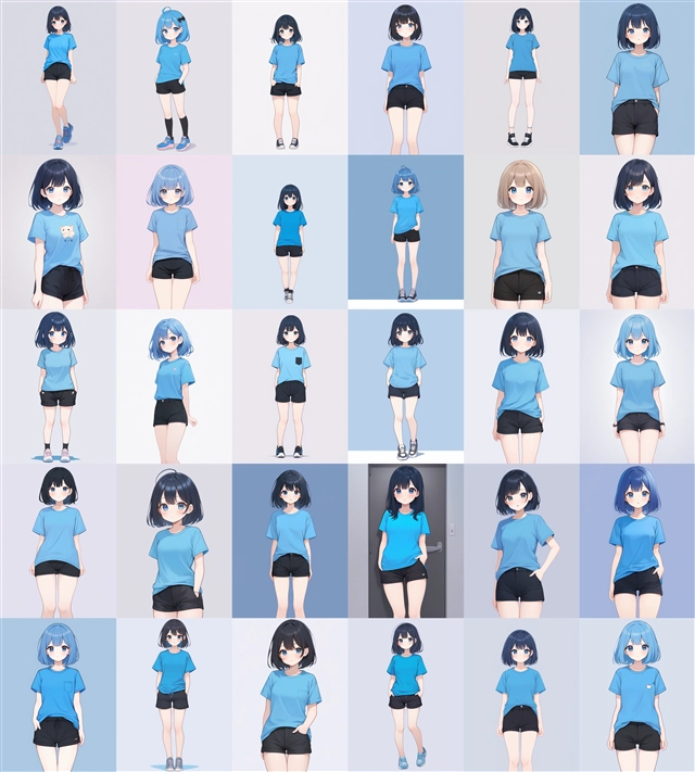 アニメ / イラスト系 モデルの違いによる出力イメージの比較 (SDXL 旧バージョンモデル):画像139