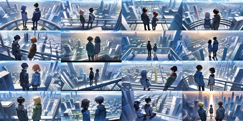 アニメ / イラスト系 モデルの違いによる出力イメージの比較 (SDXL 旧バージョンモデル):画像140