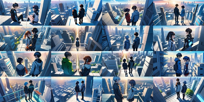 アニメ / イラスト系 モデルの違いによる出力イメージの比較 (SDXL 旧バージョンモデル):画像166