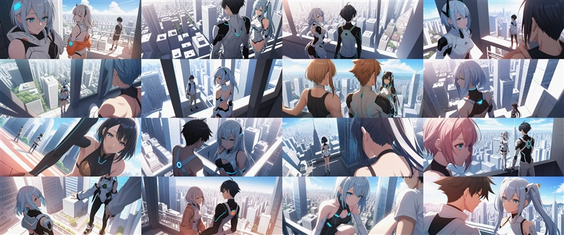 アニメ / イラスト系 モデルの違いによる出力イメージの比較 (SDXL 旧バージョンモデル):画像185